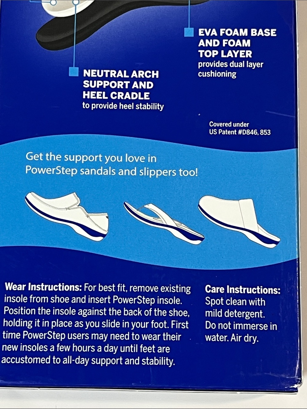 NWT Premium Dual-Layer Cushion Insoles Size 10-10.5 Men & 12 Women - Picture 13 of 13